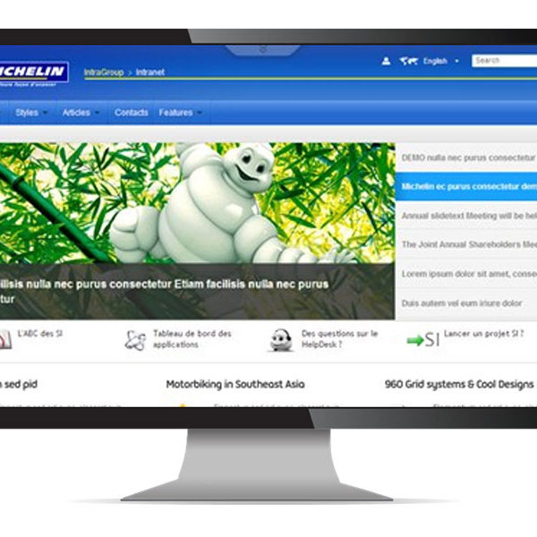 Com'etic a accompagné Michelin pour la refonte de sa plate-forme Intranet Monde