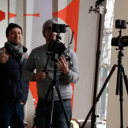 Eric-erwan-tournage Equipe de tournage films entreprise