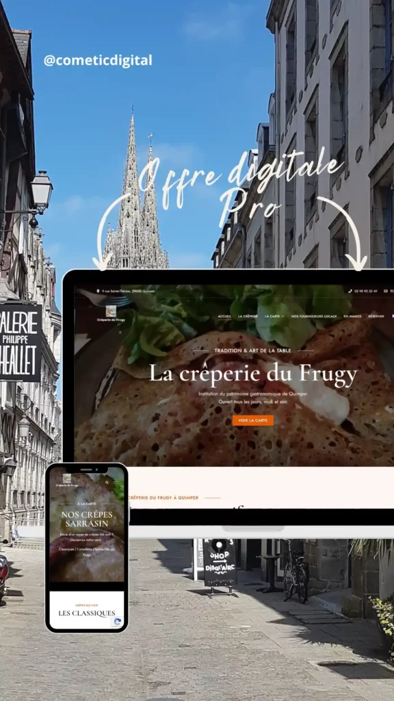 L'offre digitale Pro est la formule idéale pour avoir un site web vitrine ou e-commerce qui répond à des besoins spécifiques avec de nombreuses fonctionnalités et avantages. Remise de 15% sur le pack Pro jusqu'au 30 mai
