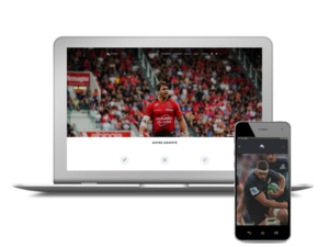Création du site d'une Agence d'intermédiation intervenant entre joueurs de Rugby et clubs de haut niveau de TOP 14, PRO D2, mais aussi de Premiership, Super Rugby et rugby à XIII.