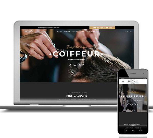 l'agence digitale com'etic basée à Quimper et Paris accompagne les salons de coiffure en créant leur site Internet et assure le content marketing pour plus de visibilité et SEO